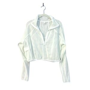 Lululemon Reversible Mesh 1/2 Zip Light Jacket